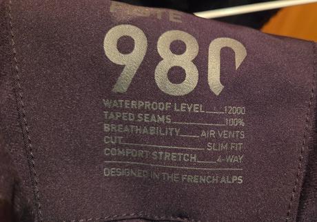 Dámske lyžiarske nohavice teplé, decathlon,s