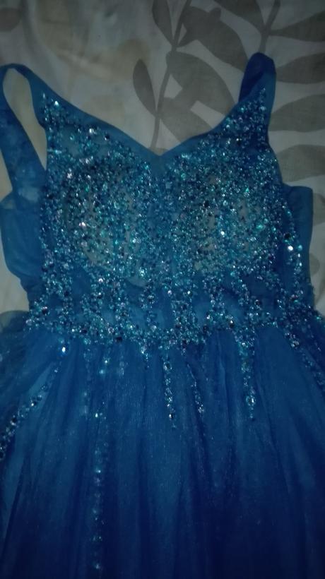 Rozprávkové tylové šaty s rozparkom, 36 / 38 / m / s