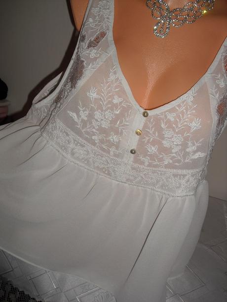 Babydoll svadobna zara bluzocka, zara,l