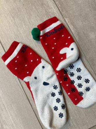 Vianočné protišmykové ponožky od boboli, 30