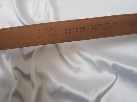 Luxusný kožený opasok emporio armani, armani