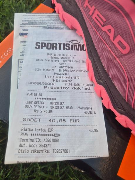 Vysoká treková obuv head 35, 35
