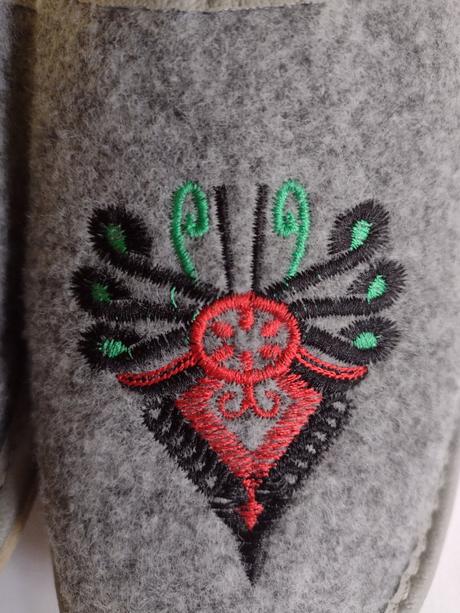 Zateplené papuče ovčou vlnou, 39