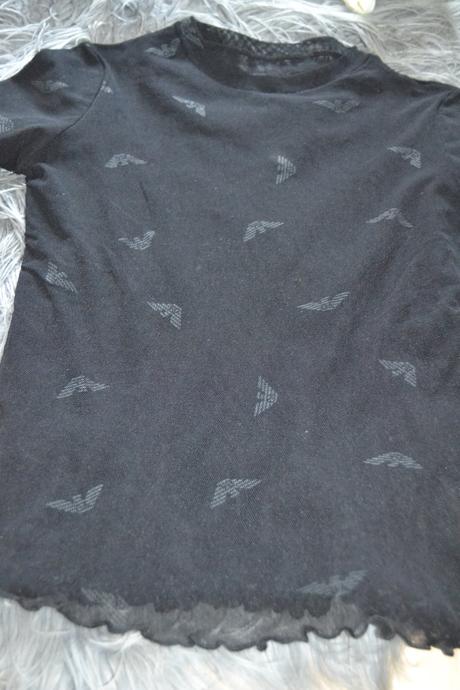 Sieťovaný top (mesh top) emporio armani, veľ. m, armani,m