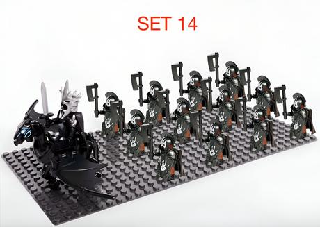 Figúrky pán prsteňov 5 typ lego, nové,