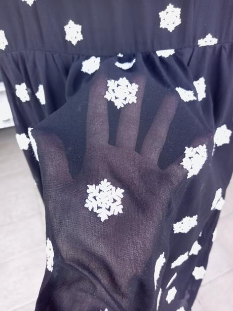 Tylové šaty s vločkami voodoo vixen, 38 / xl