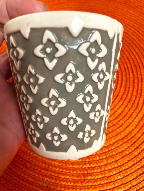 Keramický črepník na kaktus/sukulent,