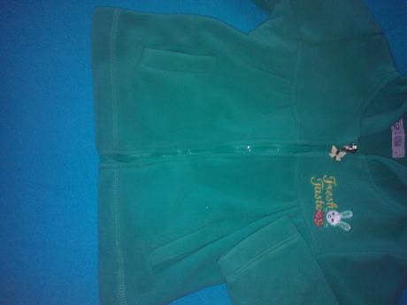 Mikina flisova zelena, 86