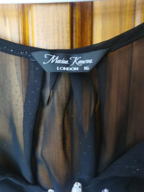 Priesvitný top/tunika, xl