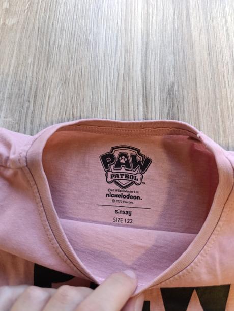 Set 3 dievčenských tričiek - labková patrola, sinsay,122