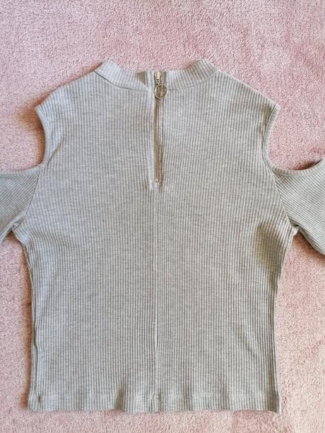 Tričko s výrezmi na ramenách, h&m,s