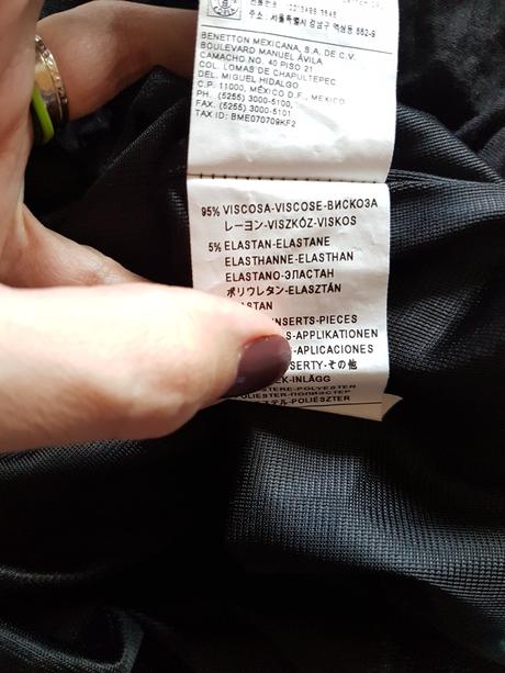 Čierna viskózová tunika zn.sisley vel.s, sisley,xs