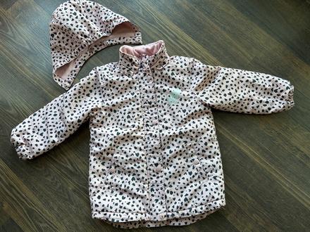 Lindex bunda zimná s kapucňou reflexná 122, lindex,122