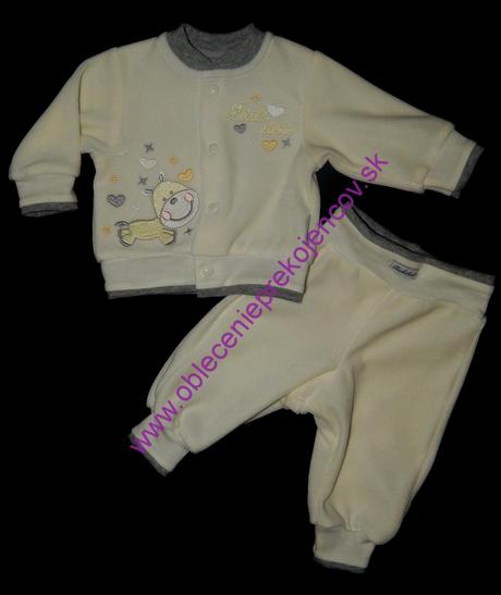 Súprava richelieu mikinka + tepláčiky 62, richelieu,62