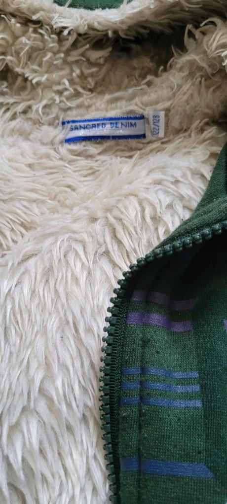 Mikina s teplou vložkou, denim,122