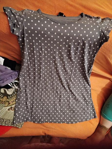 Tričko, šaty s bodkami, xl