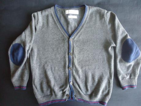 Mango sivý sveter na gombičky vel. 5/6 r, mango,116