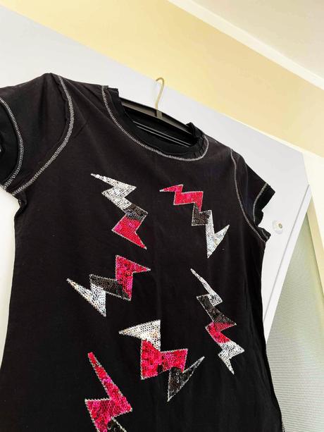 Tričko s flitrami, m