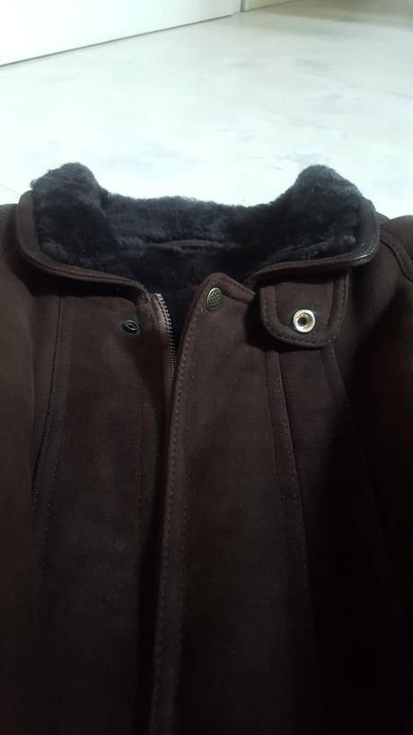 Športový moderný pravý kožuch, xxl