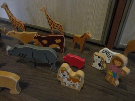 Drevené zvieratá - retro, 