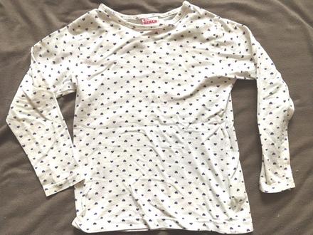 Tričko fialové srdiečka, 110