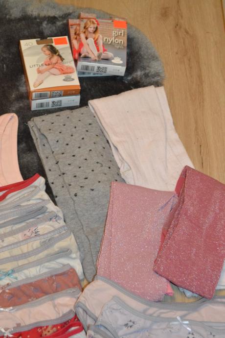 Balík 45 ks dievčenská spodná bielizeň, veľkosť 14, h&m,146