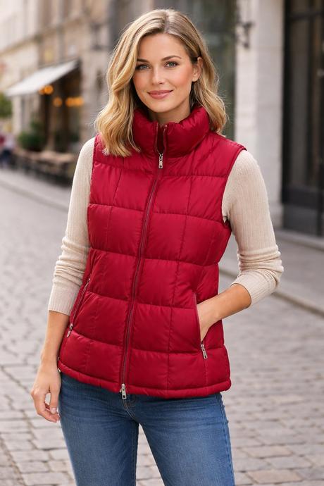 Dámska páperová vesta veľ.m, m