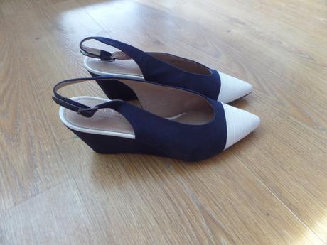 Lodičky s bielou špičkou, next,40