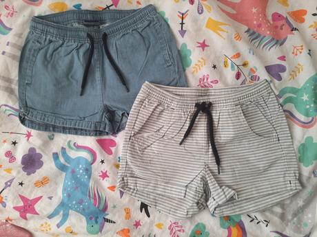 Balík letného dievčenského oblečenia 110, 116, 104–116