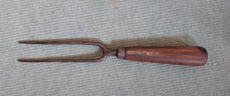 Starožitný špíz na mäso,  vidly, 