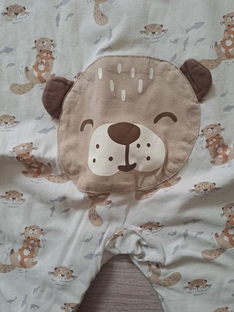 Lindex pyzamo / overal na spanie vydra / panda 92, lindex,92