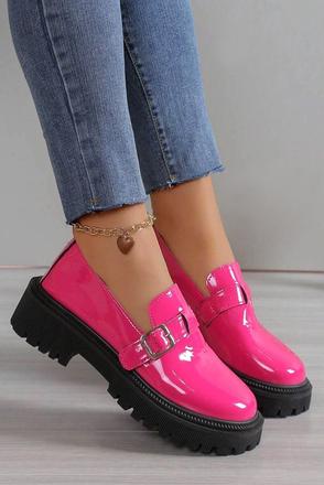 Dámske poltopánky-pink, 37