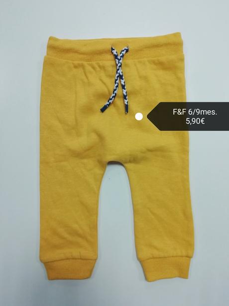 Žlté tepláky, f&f,74