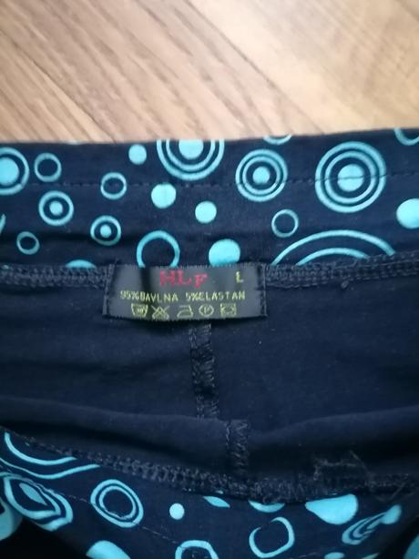 2x oblečené tepláky, l