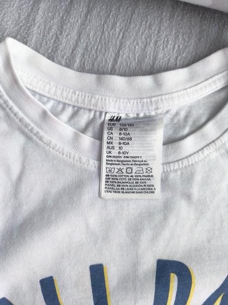 Krátke pyžamo, h&m,134