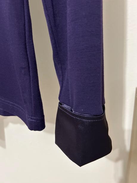 Fialové elegantné tričko, m