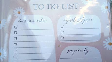 Plánovače - "to do list",