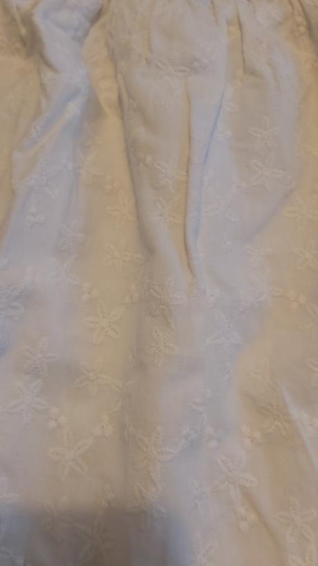 Madeirové šaty s čipkou a s čelenkou 86, f&f,86