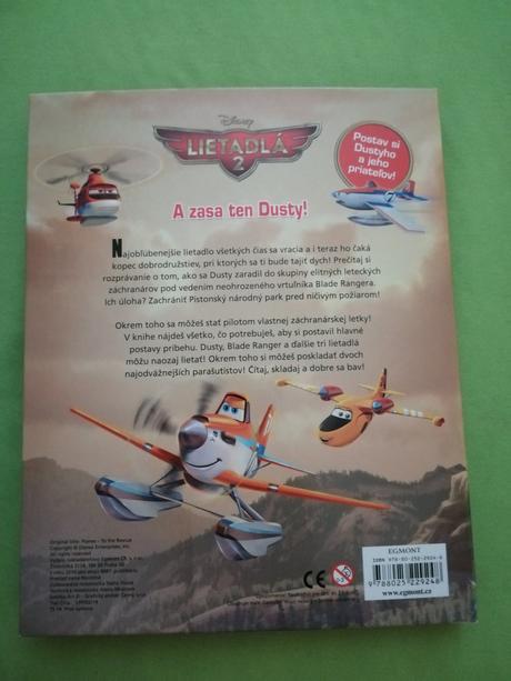 Kniha planes dusty zasahuje,