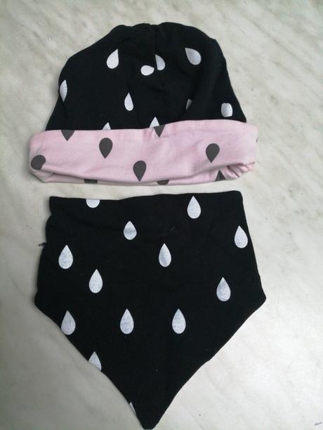 Nákrčnik a čiapočka pre dievčatka, <50