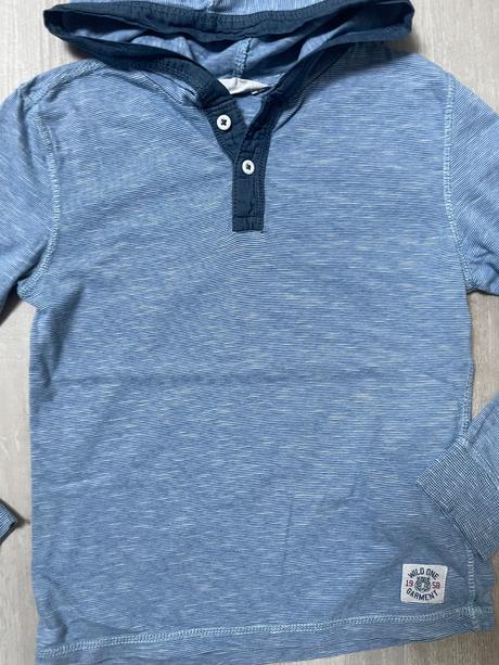 Tričko s kapucňou, h&m,134
