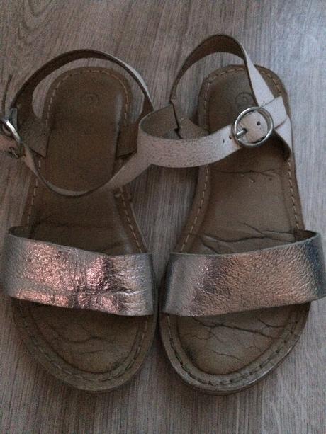 Sandalky next 6 strieborne,vn.dlzka 17 cm, next,26