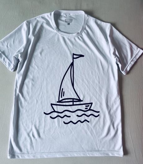 Športové tričko s plachetnicou vel.m-l, l / m