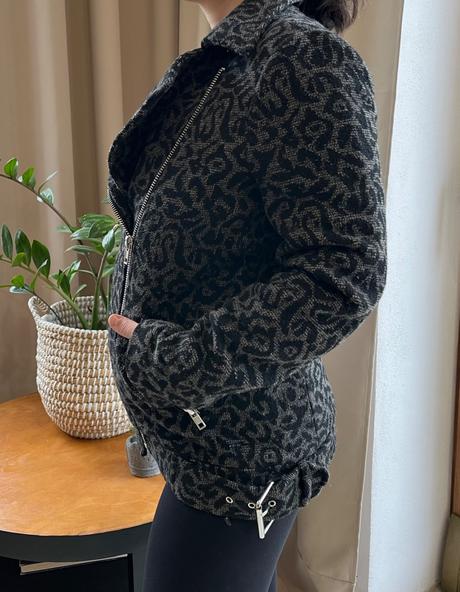 Kratky kabat s leopardim vzorom forever 21, s