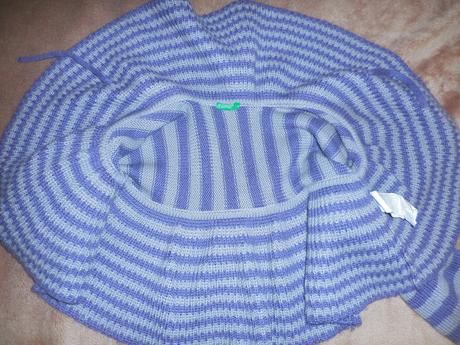 Pletený svetríkobolerko, benetton,122