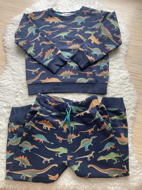 Modra teplakova suprava dinosaury h&m, h&m,98
