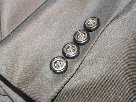 Luxusný pánsky oblek hnedej farby, m