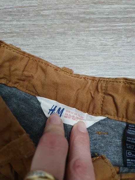 Zateplené nohavice h&m, h&m,92