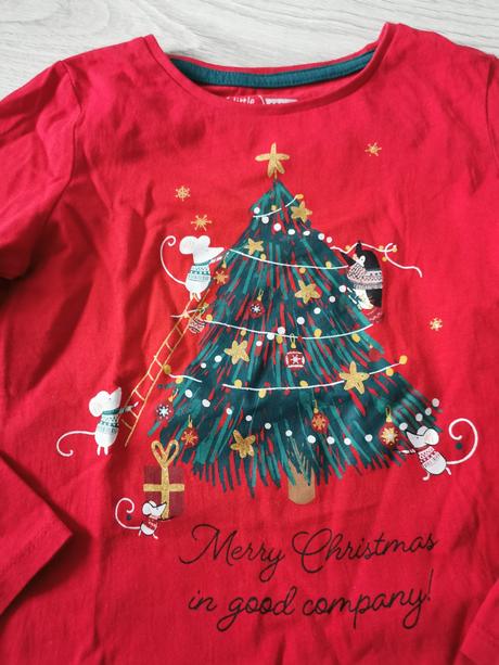 Vianočné tričko 6-7rokov, pepco,122
