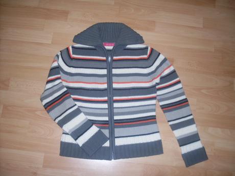 Teplý sveter na zips, veľ. m, m